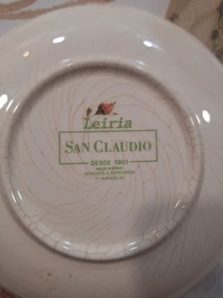 Vajilla vintage de porcelana floral nueva