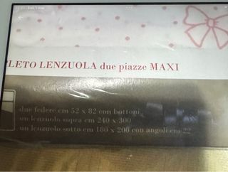 Noi completo lenzuola matrimoniale