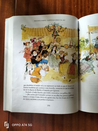 Libro Don Quijote de la Mancha.V.Vives