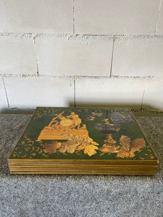 ✅set8 mantel cocina pintado y pepal pegado 