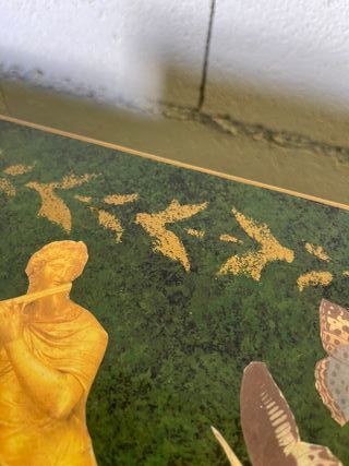 ✅set8 mantel cocina pintado y pepal pegado