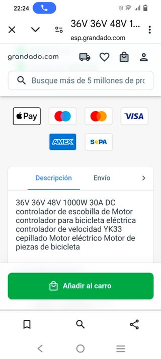 Controlador de velocidad para patinete