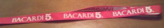 Lanyard Bacardi 5 - cinta Porta objetos