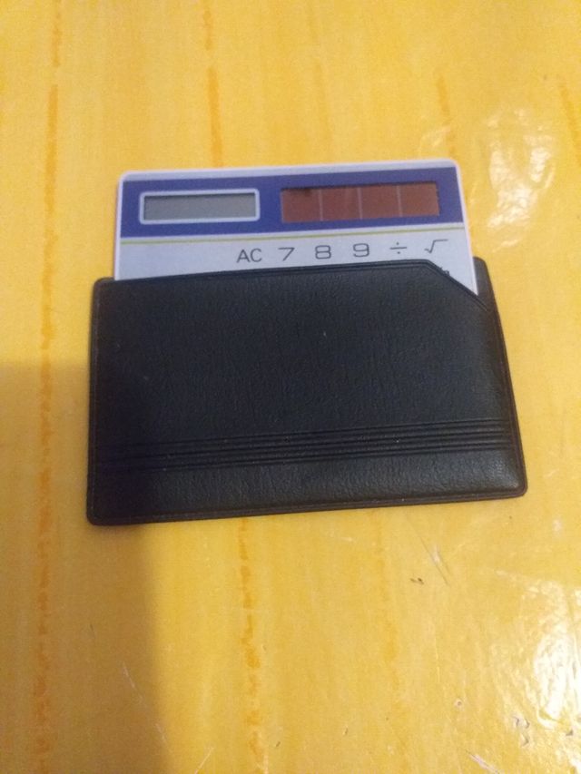 CALCULADORA SOLAR DE BOLSILLO.