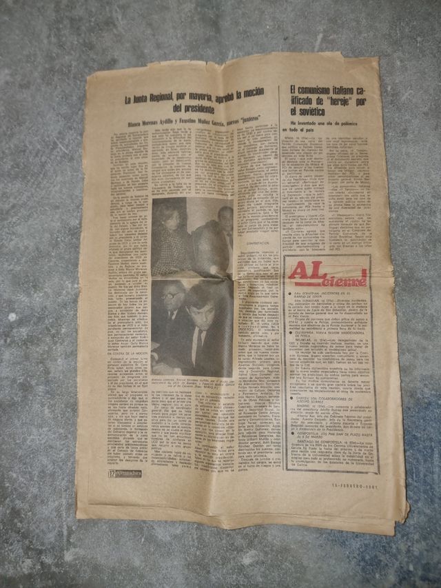 Periodico antiguo Extremadura