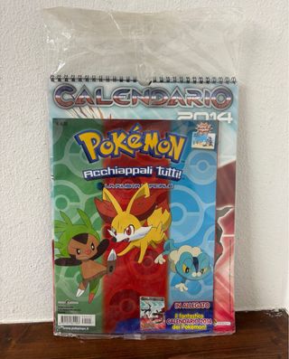 Rivista + Calendario 2014 Pokemon sigillati