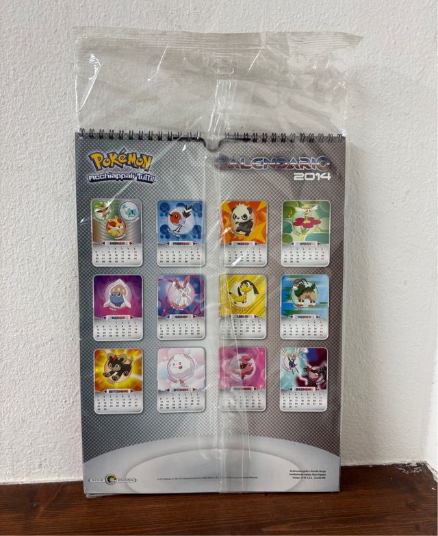 Rivista + Calendario 2014 Pokemon sigillati