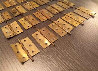 Lote Antiguas Bisagras Laton