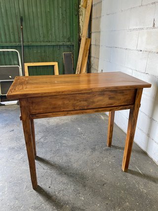 ✅consola antigua marqueteria RESTAURADA