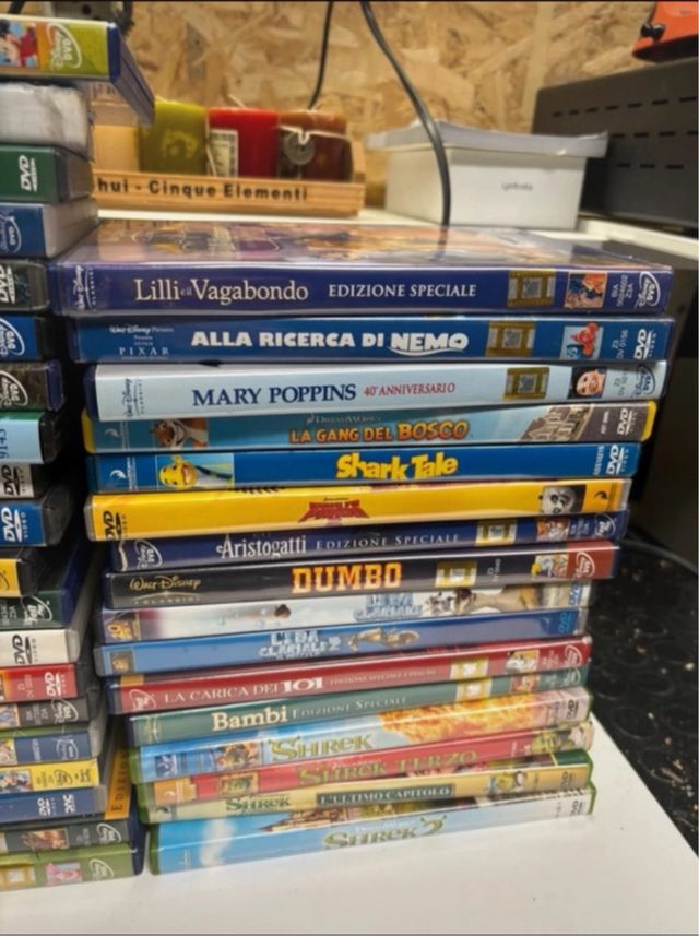 Lotto 59 Custodie DVD Film d’Animazione no dvd