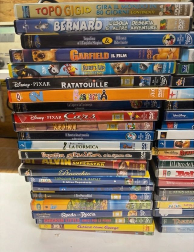 Lotto 59 Custodie DVD Film d’Animazione no dvd