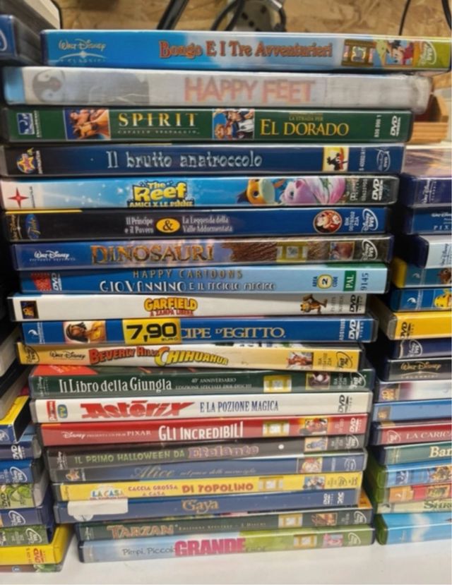 Lotto 59 Custodie DVD Film d’Animazione no dvd