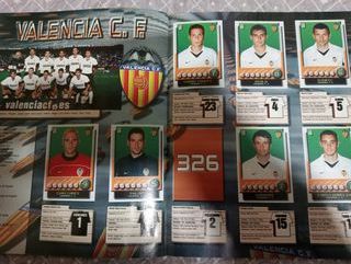 Álbum de cromos Panini Liga 01/02.