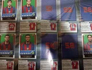 Álbum de cromos Panini Liga 01/02.