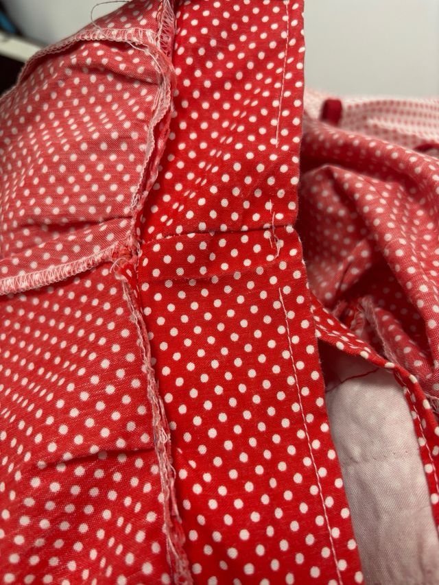 Traje flamenca niña. Largo total 1.26 cm