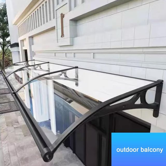 Posto auto coperto per porte in lega di alluminio