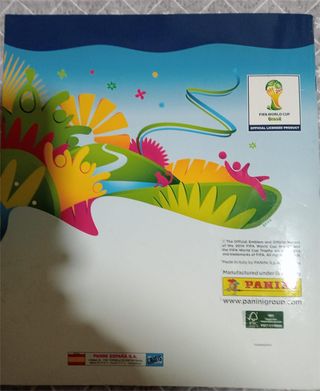 Álbum Mundial Brasil 2014.
