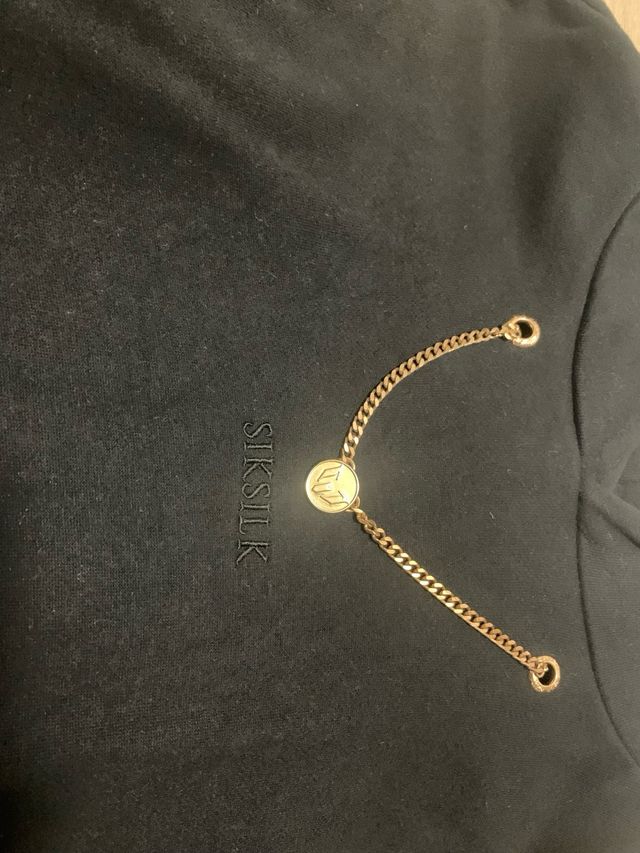 sudadera negra siksilk messi