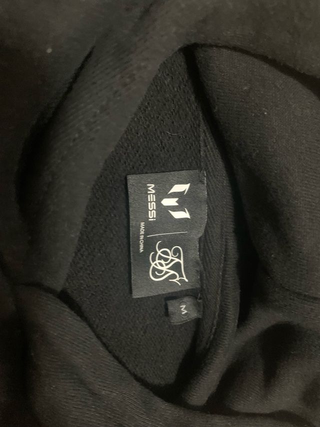 sudadera negra siksilk messi