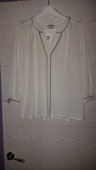 Camisa blanca talla M HM nueva con etiquetas!