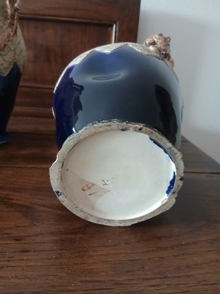 2 vasi con ciotola Vintage anni 40