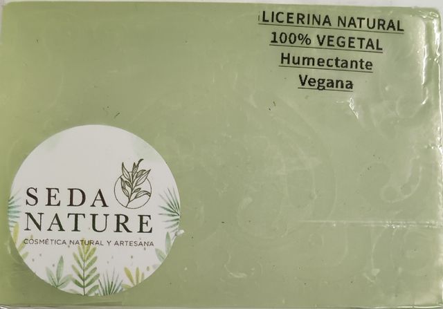 JABÓN GLICERINA VEGETAL SIN SILICONAS.