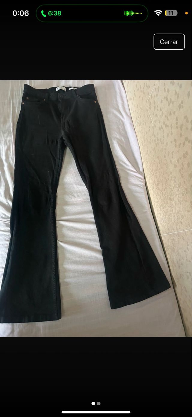 Pantalon tejano negro