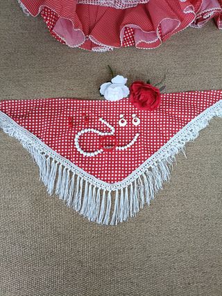 Vestido de flamenca sevillanas 12 años  