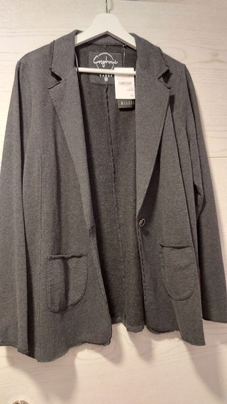 Chaqueta blazer americana gris Canda talla 46