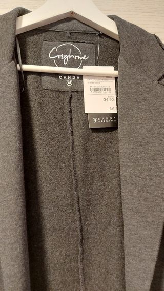 Chaqueta blazer americana gris Canda talla 46