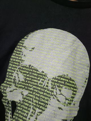 Camiseta calavera dark emo chico