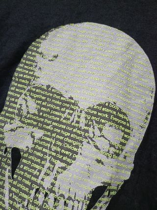 Camiseta calavera dark emo chico