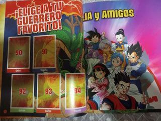 Álbum Cromos Dragon Ball Súper.