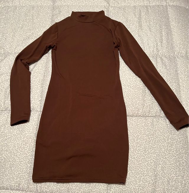 VESTIDO MARRÓN INVIERNO