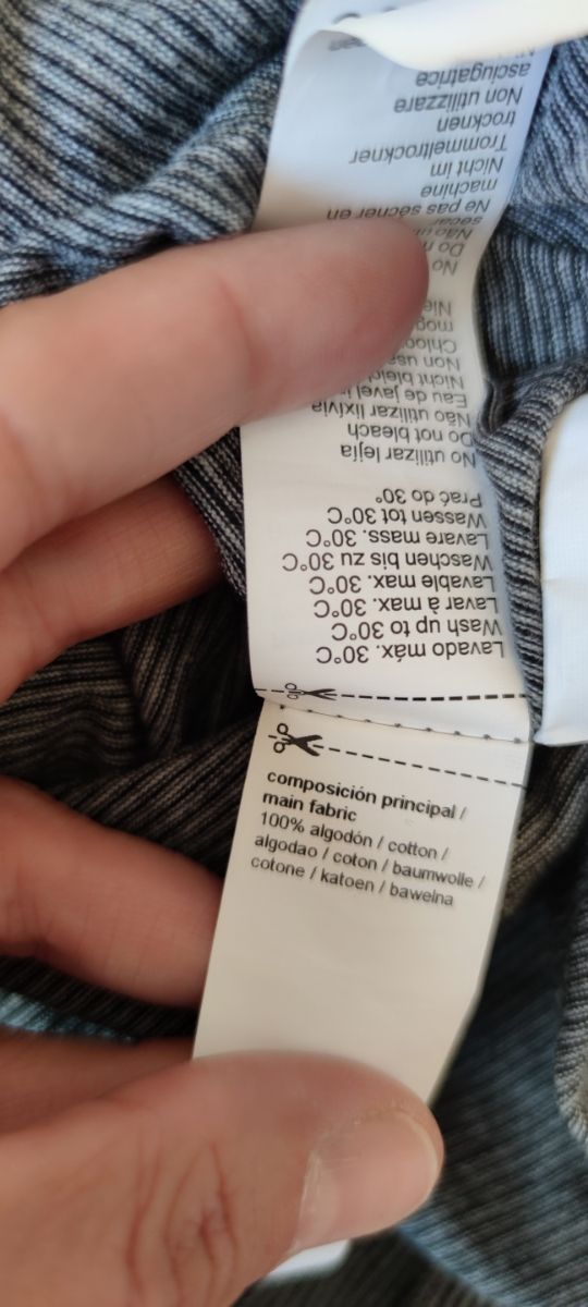 Camiseta rayas manga larga Gocco Talla 13-14 años