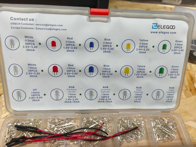 Leds y resistencias