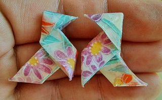 Pendientes de origami