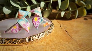 Pendientes de origami