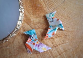 Pendientes de origami