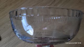 Tartera, quesera cristal, 33×15cm, nueva