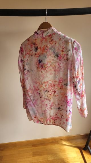 Kimono estampado flores Bershka