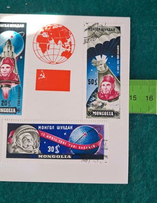 Postal conmemorativa Yuri Gagarin