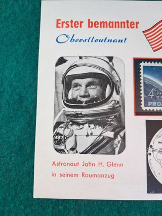 Postal Conmemorativa John H. Glenn