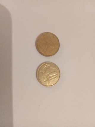  2 Monedas de 5 pesetas