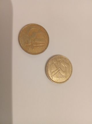  2 Monedas de 5 pesetas