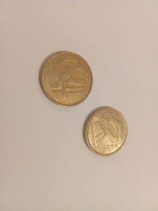  2 Monedas de 5 pesetas