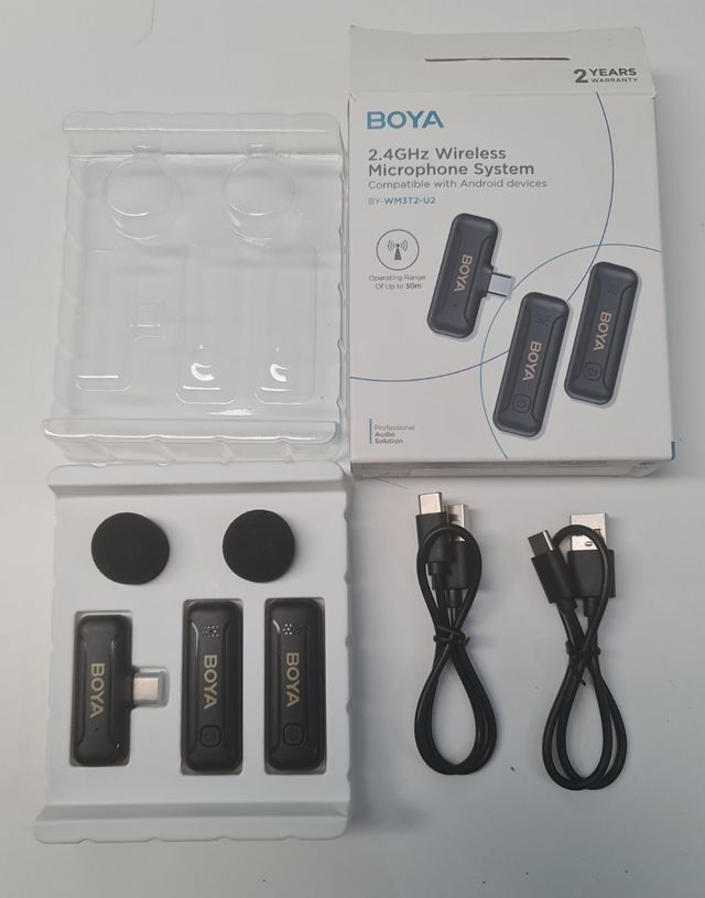 BOYA MICROFONO WIRELESS USB C