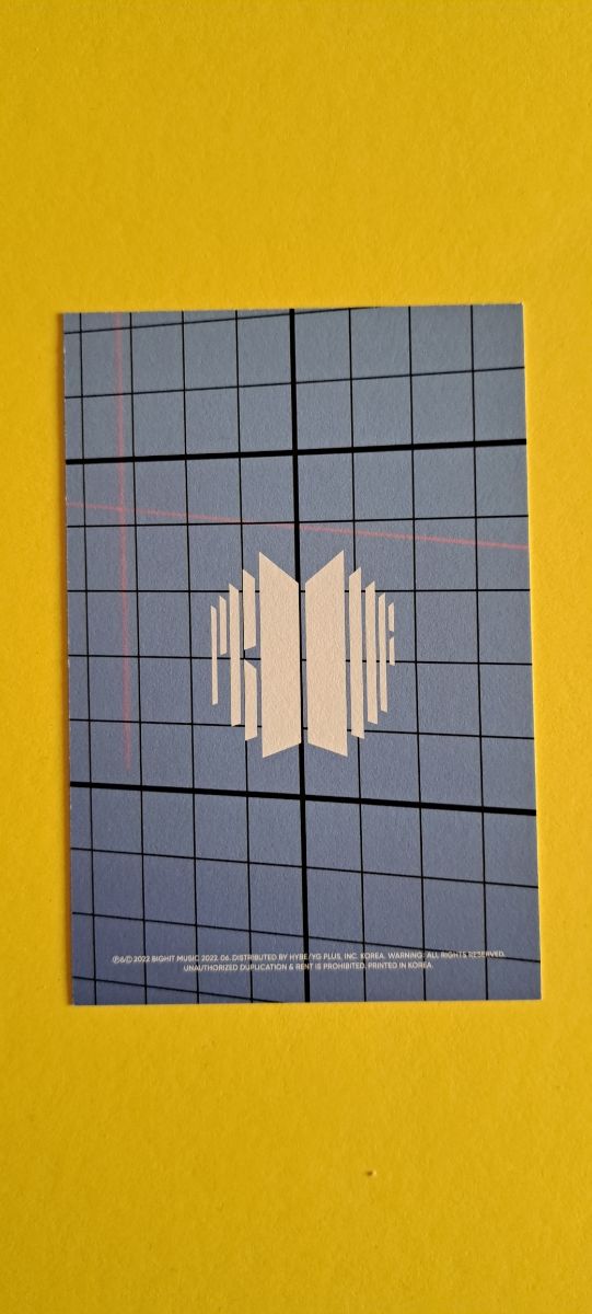 Bts Jin postcard da Proof