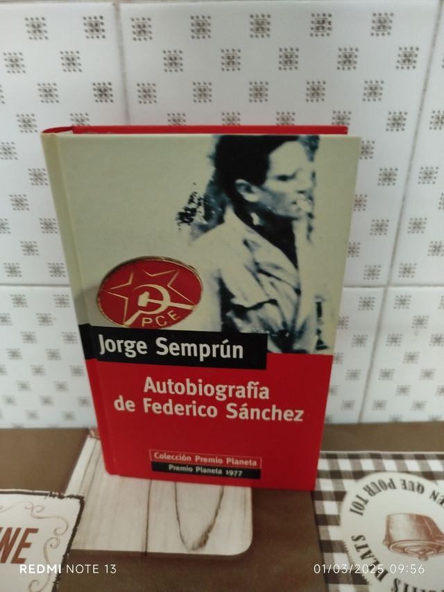 Libro autobiografía de Federico Sánchez