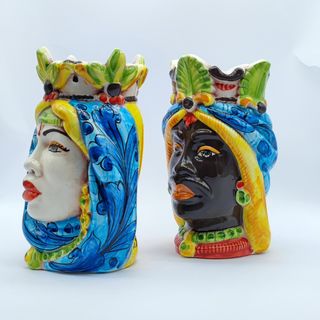 Testa di Moro Stile Afro - 20 cm
